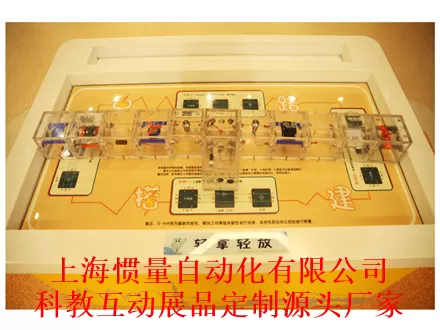 电路搭建 科技馆科教互动展品定制 学校园社区科普馆器材源头