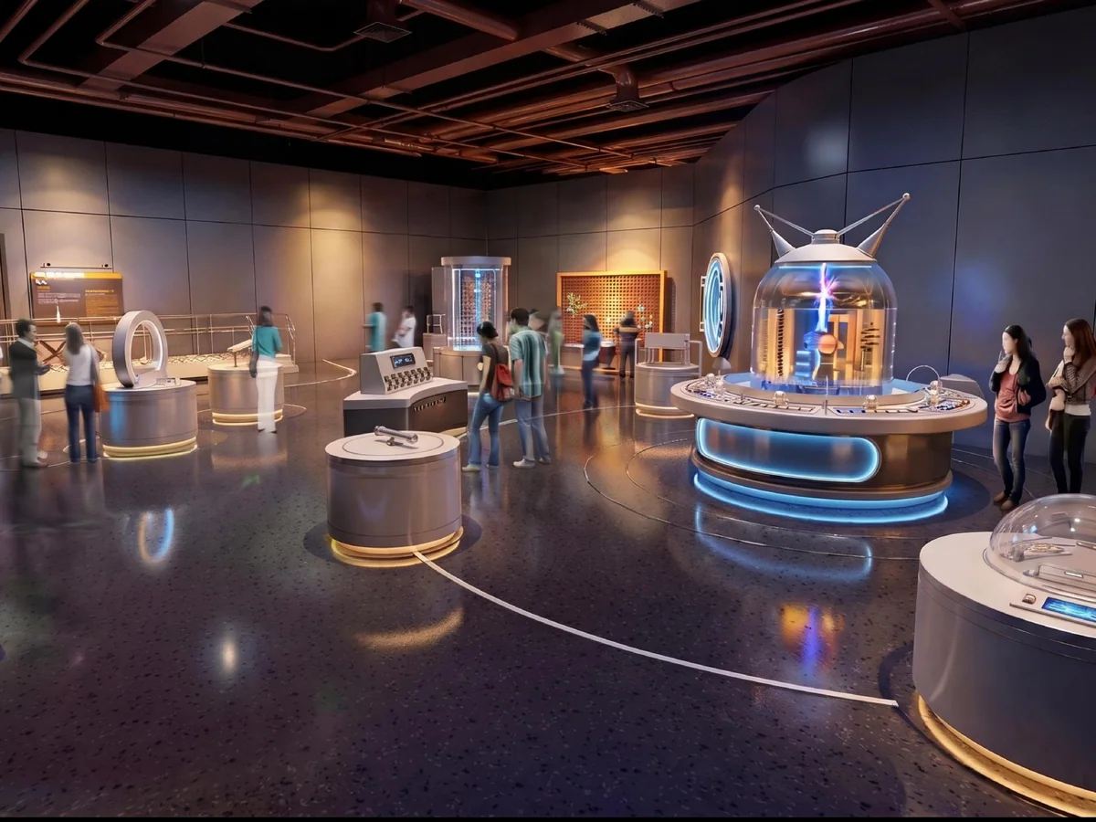 鄄城科技馆 基础科学展区效果图