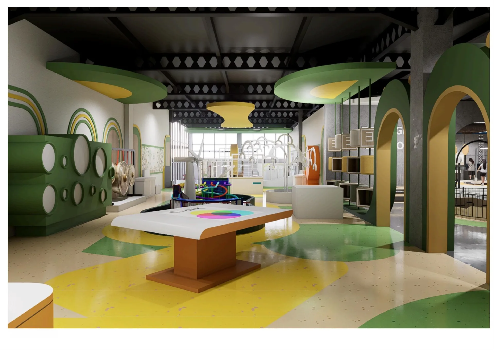 MMSC 儿童展厅 效果图